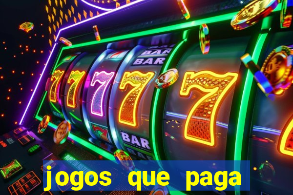 jogos que paga dinheiro de verdade no pix